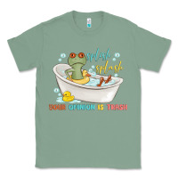 Sage splash splash your opinion is trash Classic Tee - MaliasSmallBusiness