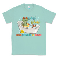 Seafoam splash splash your opinion is trash Classic Tee - MaliasSmallBusiness
