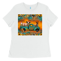 White farm animals truck Ladies Tee - Jasminsmagicworld