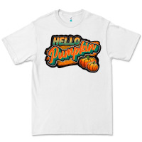 White hello pumpkin black Premium Tee - JahusDesignShop