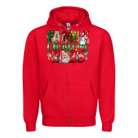 Red family christmas 2023 Zipper Hoodie - texasbilliewilder