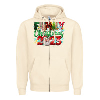 Sandshell family christmas 2023 Zipper Hoodie - texasbilliewilder