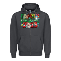 Smoke family christmas 2023 Zipper Hoodie - texasbilliewilder