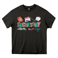 Asphalt secretary Heavy Core Tee - AdoDesignShop