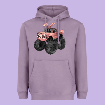 Easter Monster Truck Easter Day Heavyweight Hoodie Designed By Howdyjamesfarm
