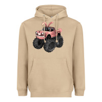 Mushroom Easter monster truck Easter Day Heavyweight Hoodie - HowdyJamesFarm