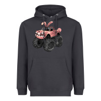Smoke Easter monster truck Easter Day Heavyweight Hoodie - HowdyJamesFarm