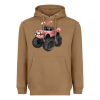 Toasted Coconut Easter monster truck Easter Day Heavyweight Hoodie - HowdyJamesFarm