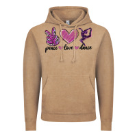 Vintage Coffee peace love dance Vintage Hoodie - MaliasSmallBusiness