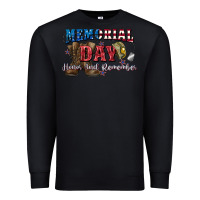 Black Memorial day honor ans remember Premium Sweatshirt - CowGirlArtShop