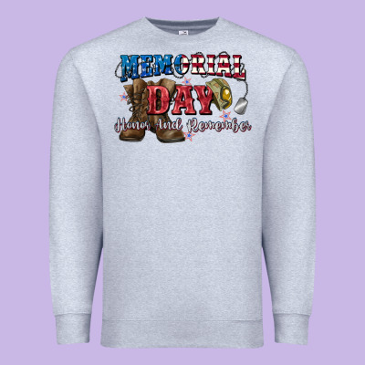 Memorial Day Honor Ans Remember Premium Sweatshirt Designed By Cowgirlartshop