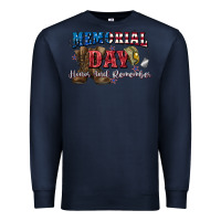 Navy Memorial day honor ans remember Premium Sweatshirt - CowGirlArtShop
