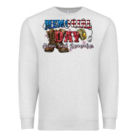 Oatmeal Heather Memorial day honor ans remember Premium Sweatshirt - CowGirlArtShop