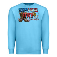 Ocean Blue Memorial day honor ans remember Premium Sweatshirt - CowGirlArtShop