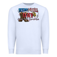 White Memorial day honor ans remember Premium Sweatshirt - CowGirlArtShop
