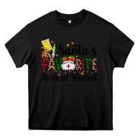 Black santa's favorite medical student Heavy Core Tee - AdoDesignShop