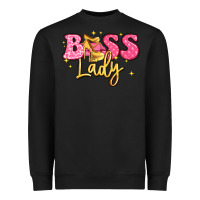 Black boss lady Heavyweight Sweatshirt - LillyAllenDesigns