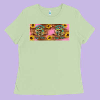 I Hate Everyone But Coffee Helps Western Skeleton Coffee Mug 15 Oz Ladies Tee Designed By Artiststas