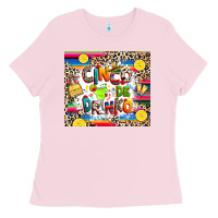 Bubblegum Pink Cinco de drinko Ladies Tee - RanaPortraitStore