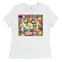 White Cinco de drinko Ladies Tee - RanaPortraitStore