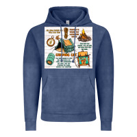 Vintage Denim camping life Vintage Hoodie - MaliasSmallBusiness