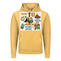 Vintage Mustard camping life Vintage Hoodie - MaliasSmallBusiness