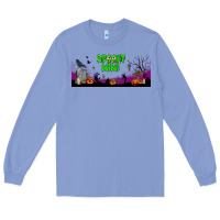 Colony Blue spooky mimi libbey glass Long Sleeve Tee - BundleAndBundleShop