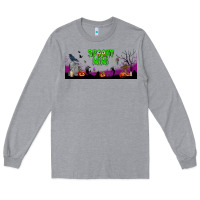 Heather Grey spooky mimi libbey glass Long Sleeve Tee - BundleAndBundleShop