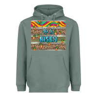 Sage He is risen tumbler Easter Day Heavyweight Hoodie - HowdyJamesFarm