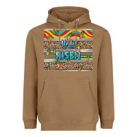 Toasted Coconut He is risen tumbler Easter Day Heavyweight Hoodie - HowdyJamesFarm