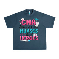 Midnight Navy cna because even nurses need heroes Urban Heavy Tee - MaliasSmallBusiness