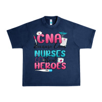 Navy cna because even nurses need heroes Urban Heavy Tee - MaliasSmallBusiness