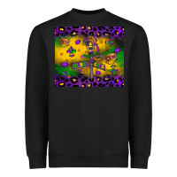 Black mardi gras street lights Heavyweight Sweatshirt - LillyAllenDesigns