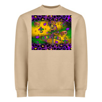 Mushroom mardi gras street lights Heavyweight Sweatshirt - LillyAllenDesigns