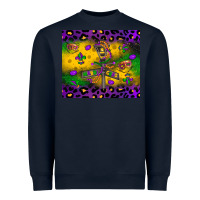 Navy mardi gras street lights Heavyweight Sweatshirt - LillyAllenDesigns