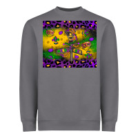 Storm mardi gras street lights Heavyweight Sweatshirt - LillyAllenDesigns