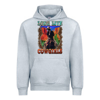 Heather Grey long live cowgirls Urban Hoodie - FaDigitalArtStudio