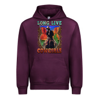 Mauve Wine long live cowgirls Urban Hoodie - FaDigitalArtStudio