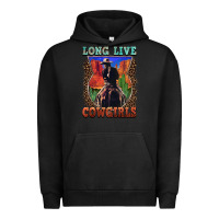 Pigment Black long live cowgirls Urban Hoodie - FaDigitalArtStudio