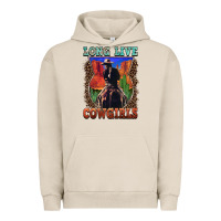Pigment French Oak long live cowgirls Urban Hoodie - FaDigitalArtStudio
