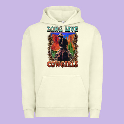 Long Live Cowgirls Urban Hoodie Designed By Fadigitalartstudio