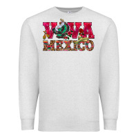 Oatmeal Heather Viva Mexico Premium Sweatshirt - HowdyJamesFarm
