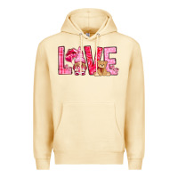 Pina Colada Love with gnome Valentine's Day Premium Hoodie - HowdyJamesFarm