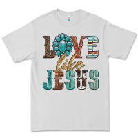 Dove Grey love like jesus Premium Tee - Artiststas