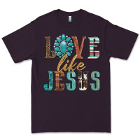 Plum love like jesus Premium Tee - Artiststas