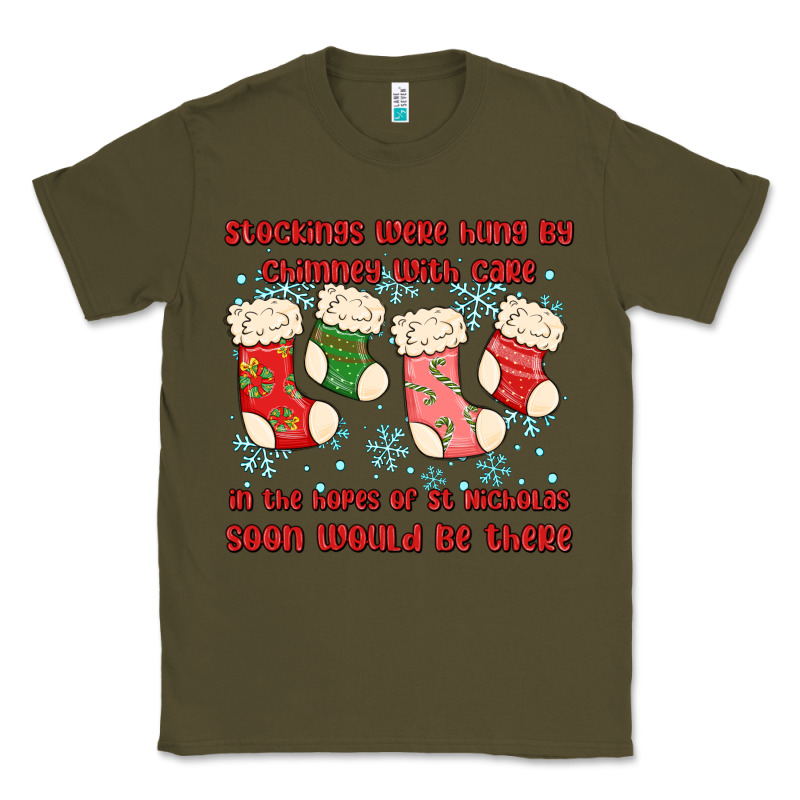 Stockings Were Hung By Chimney Classic Tee by MaliasSmallBusiness | Teevron