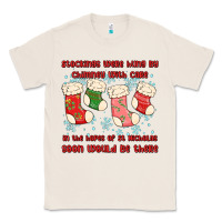 Natural stockings were hung by chimney Classic Tee - MaliasSmallBusiness