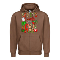 Chestnut santa's favorite RN Zipper Hoodie - texasbilliewilder