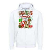 White santa's favorite RN Zipper Hoodie - texasbilliewilder