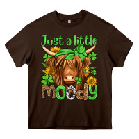 Chocolate Brown just a little moody st patricks day Heavy Core Tee - Jasminsmagicworld